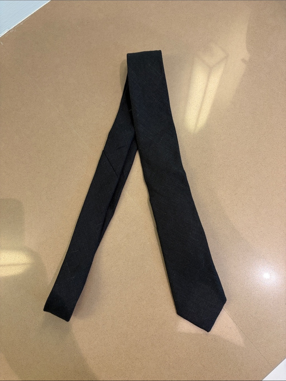 Alexander Olch Black Textured Men's Tie